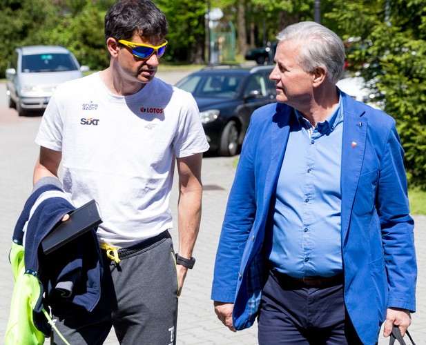 Stoch skakał pod okiem nowego trenera. Horngacher trenował z kadrą w Szczyrku