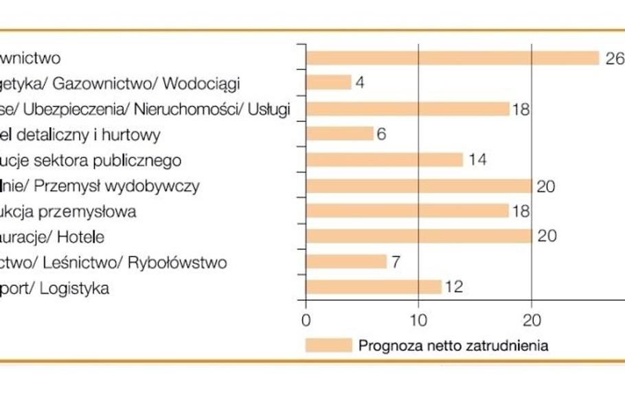 prognoza w sektorach manpower