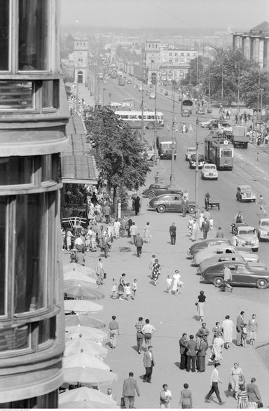 Aleje Jerozolimskie w Warszawie (1956 r.)