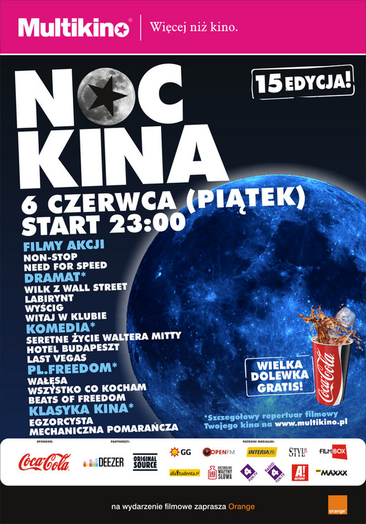 15. Noc Kina - plakat