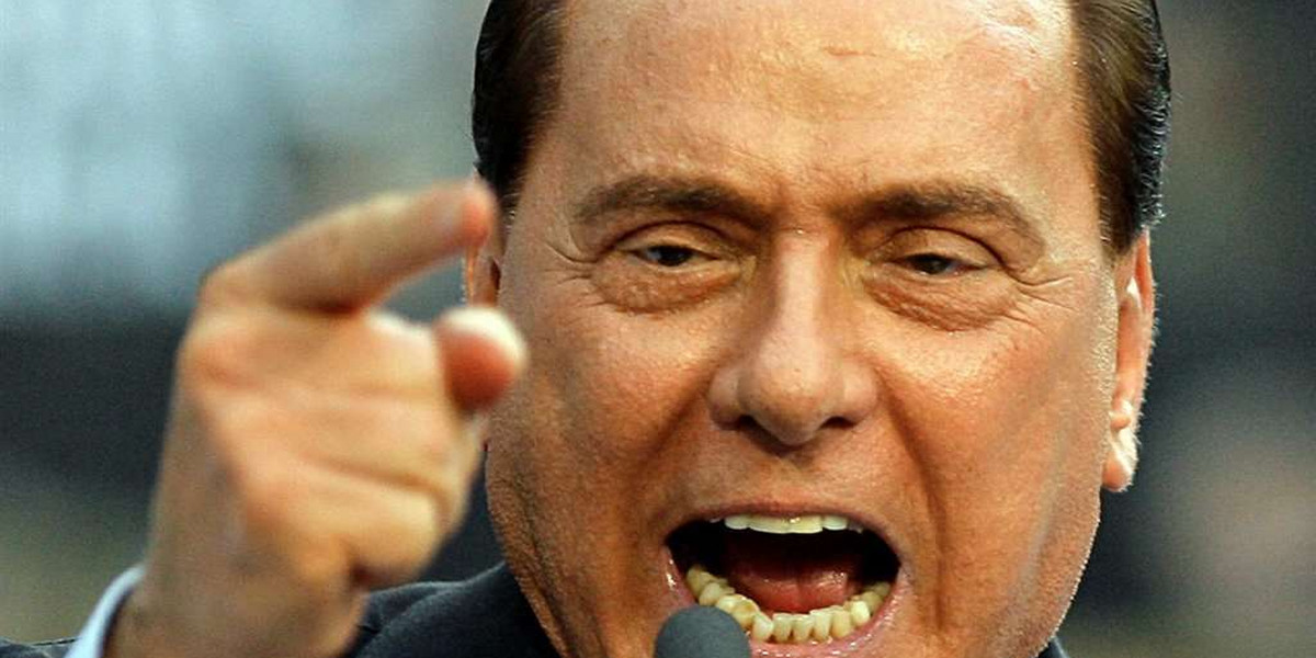 Berlusconi: Wynoszę się z tego gów....ego kraju
