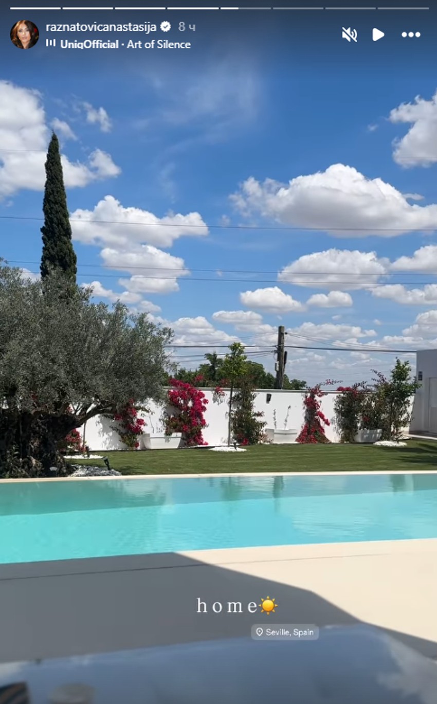 Dvorište Anastasije Ražnatović