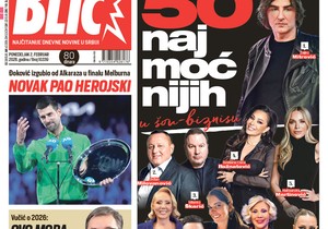 Blic naslovna strana za 2.2