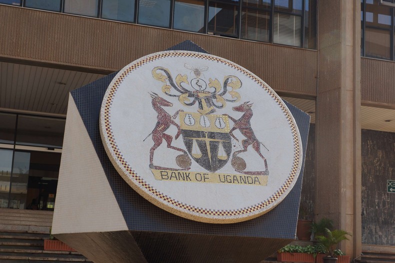 The headquarters of the Bank of Uganda in Kampala. @BOU_Official