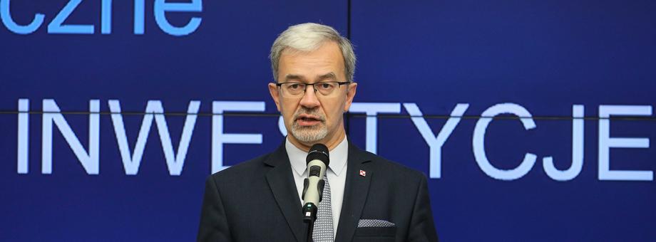  Minister inwestycji i rozwoju Jerzy Kwieciński