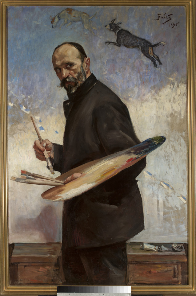 Julian Fałat, "Autoportret" (1910)