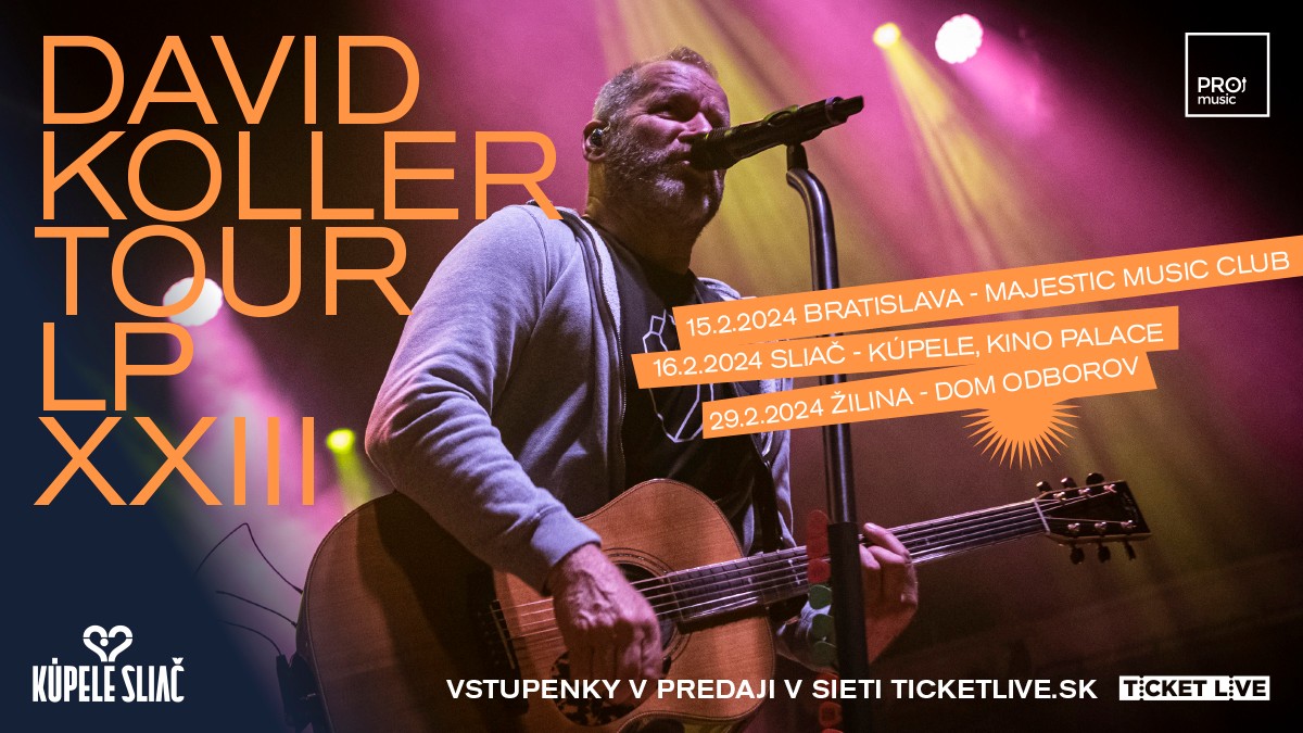 David Koller tour aj na Slovensku