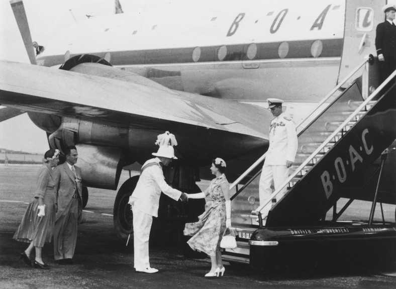 Elżbieta II na Bermudach w 1954 r.
