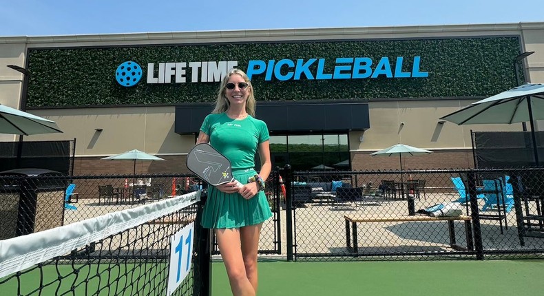 Lydia Hirt left her job in book publishing to dedicate her career to her love of pickleball.Courtesy of Lydia Hirt