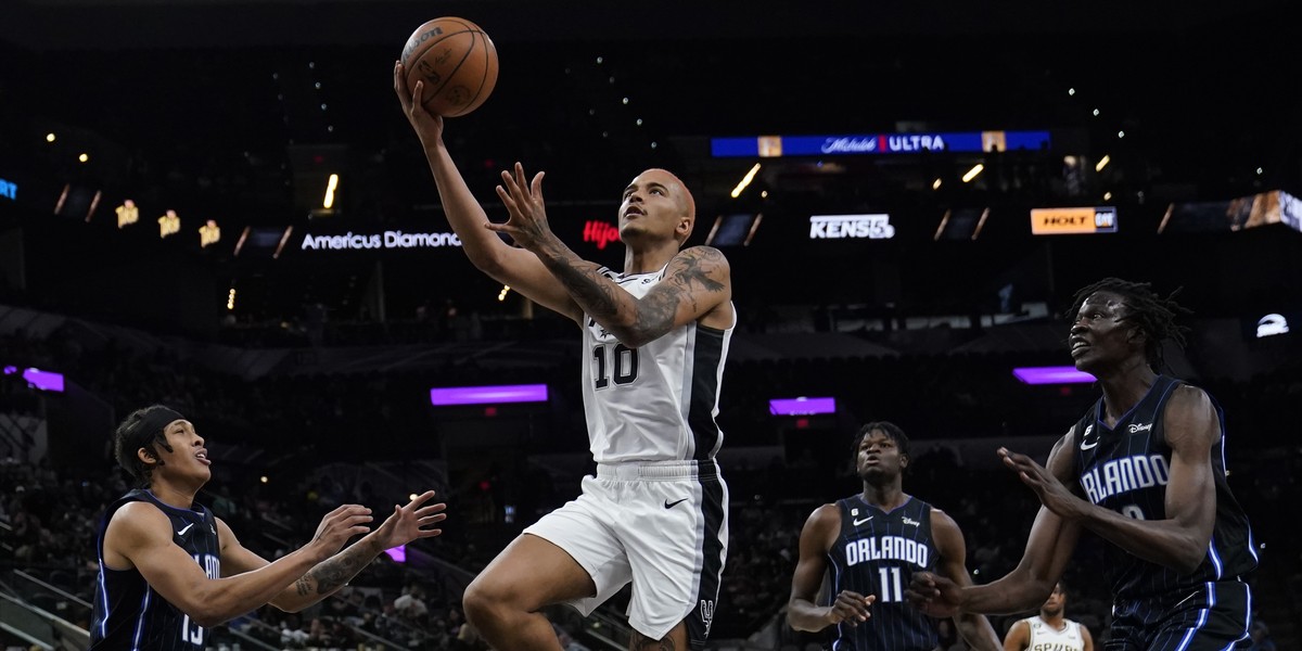 Jeremy Sochan z drugim występem w San Antonio Spurs. 