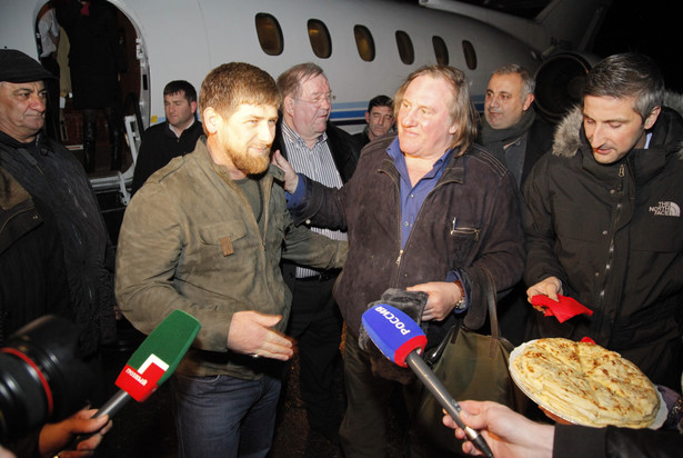 Depardieu tańczył lezginkę w Czeczeni