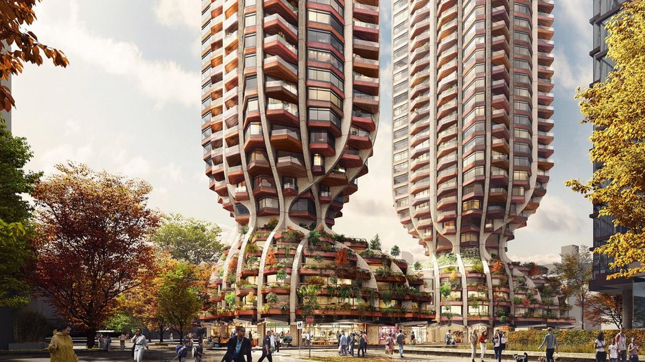 Wieżowce w Vancouver od Heatherwick Studio. Robią wrażenie! 