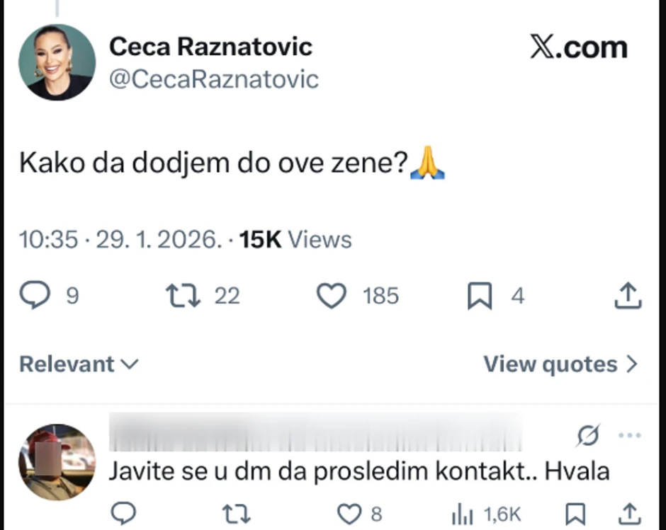 Komentar Cece Ražnatović