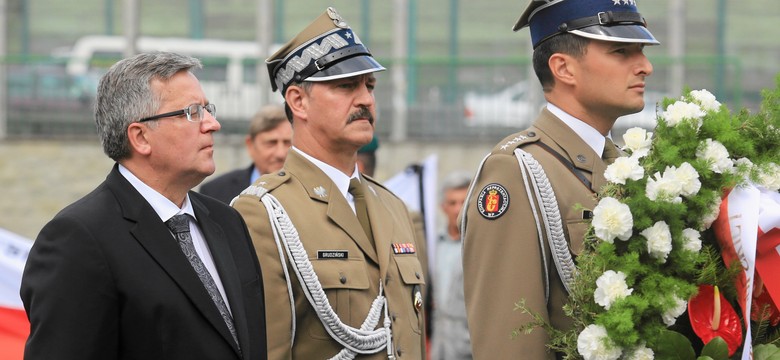 Incydent na Ukrainie. Prezydent Bronisław Komorowski dostał jajkiem