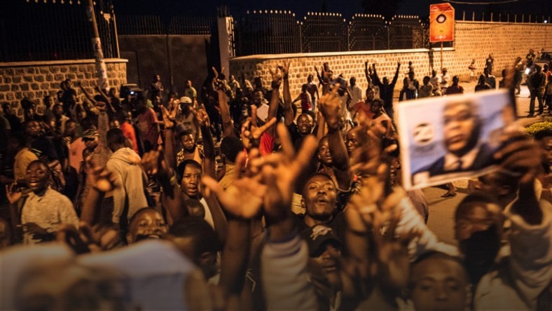 Celebrations erupted among Tshisekedi's supporters after the announcement that he had won DR Congo's contested election