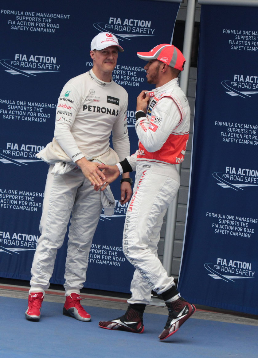 Hamilton dokopał biednemu Schumacherowi