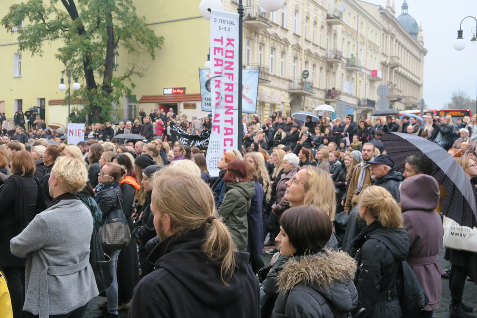 "Czarny poniedziałek" w Lublinie