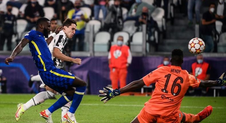 Federico Chiesa scored 10 seconds into the second half to help Juventus beat Chelsea in midweek Creator: Marco BERTORELLO