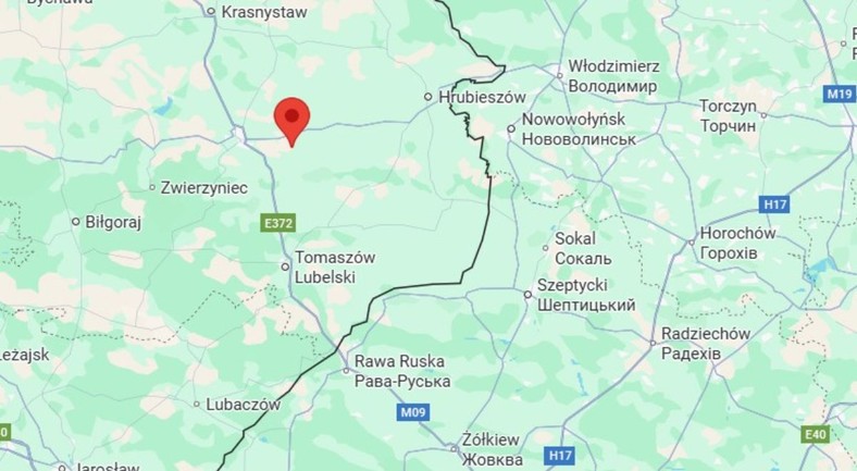 Szczątki drona znaleziono w również w Cześnikach pod Zamościem