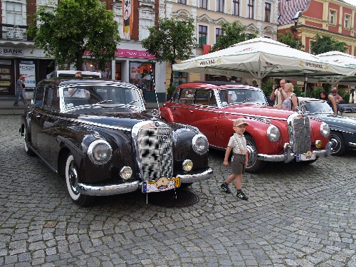 Zlot zabytkowych Mercedesów w Lesznie 8-10 czerwiec