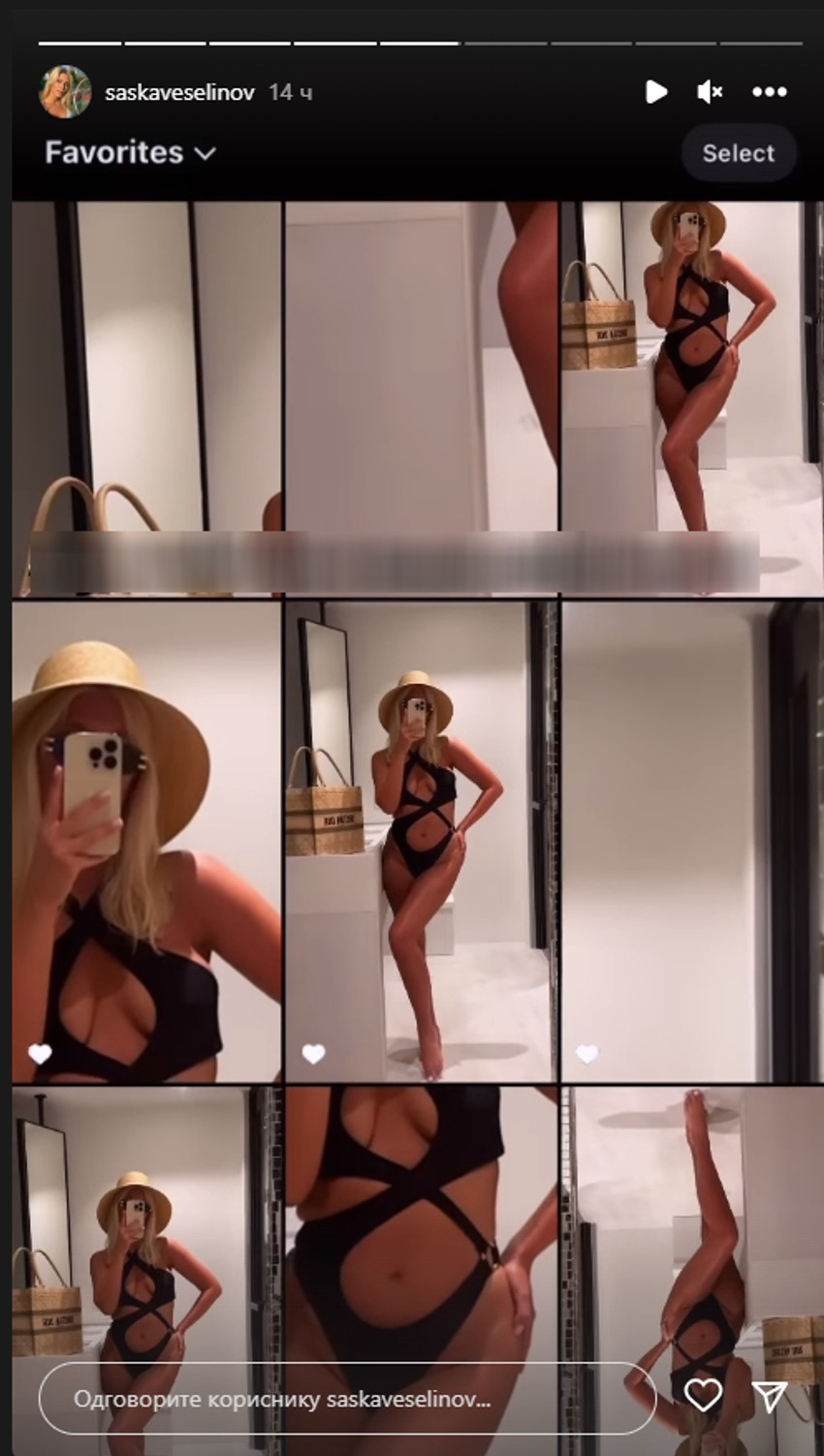 Saška Veselinov nikad provokativnija