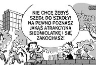 Atrakcyjna siedmiolatka przedszkole szkoła dzieci krzętowski