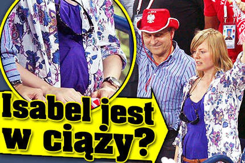 Isabel jest w ciąży?