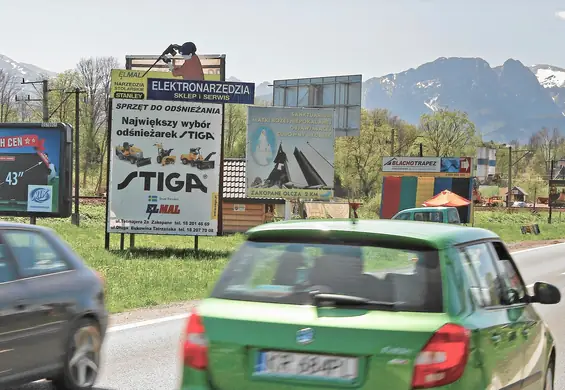 Zakopane bez szpecących reklam? Uchwała krajobrazowa ma zlikwidować reklamozę