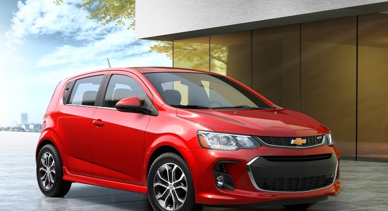 $15,000-$19,999: 5. Chevrolet Sonic