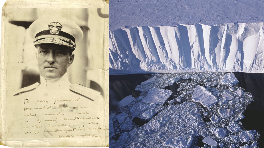 Lot Richarda Byrda nad Antarktydą - tajemnicze istoty, utajnione relacje, teorie spiskowe