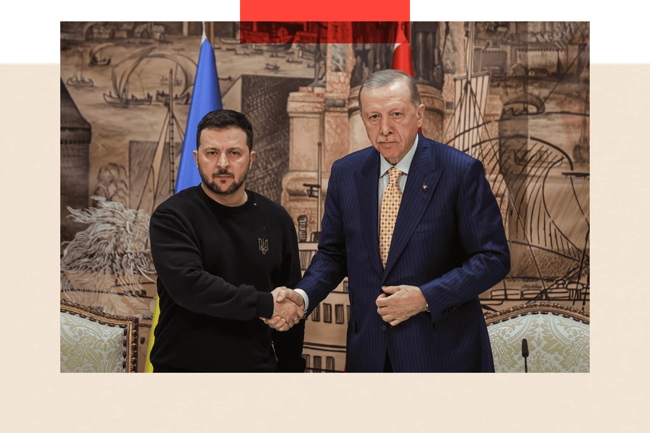 Erdogan je upleten u mnoga dešavanja, poput onih u Rusiji i Ukrajini. (Na slici tokom susreta sa ukrajinskim predsednikom Vladimirom Zelenskim u Istanbulu) | Foto: Ozan Guzelce/ dia images via Getty Images