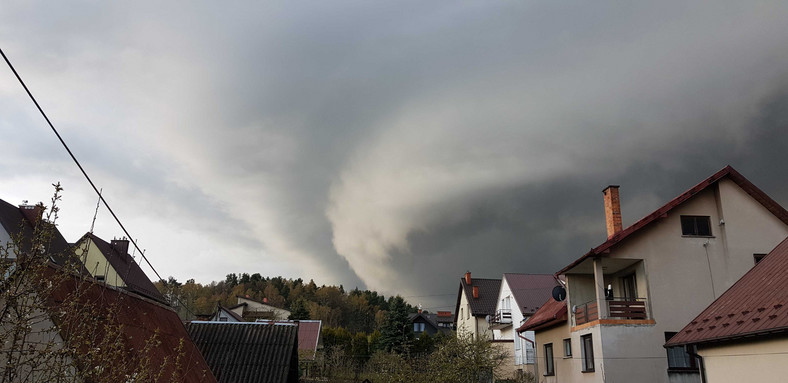  Wał szkwałowy nad Ciężkowicami, woj. małopolskie