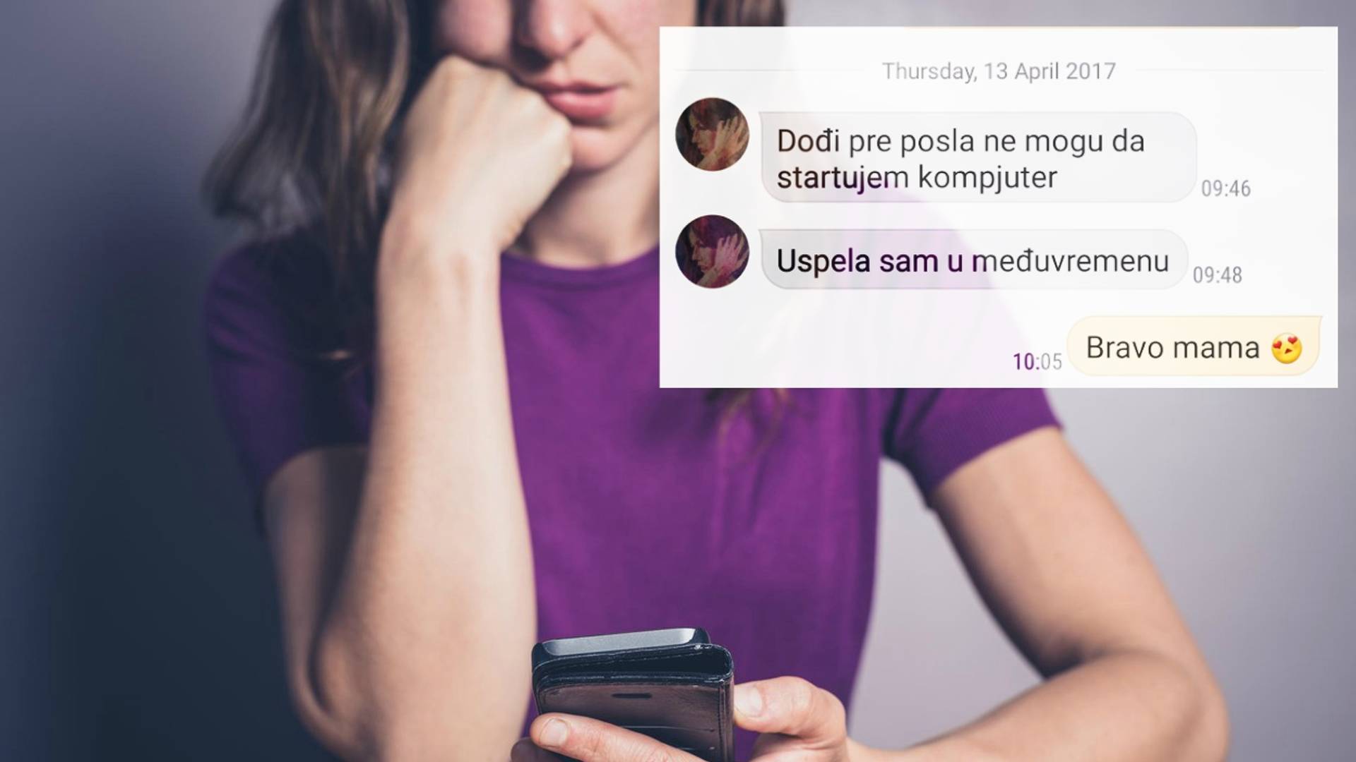 Tražio sam da mi odrasli pokažu poruke koje im šalju majke i neprocenjive su