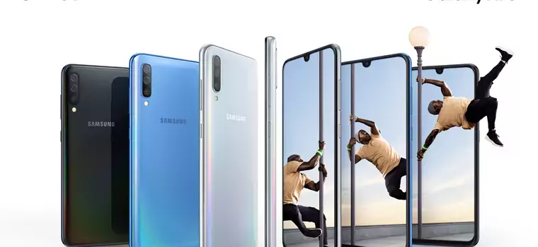 Samsung prezentuje Galaxy A70. Telefon do złudzenia przypomina Huawei P30