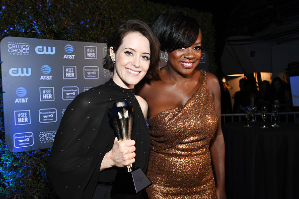 Claire Foy i Viola Davis