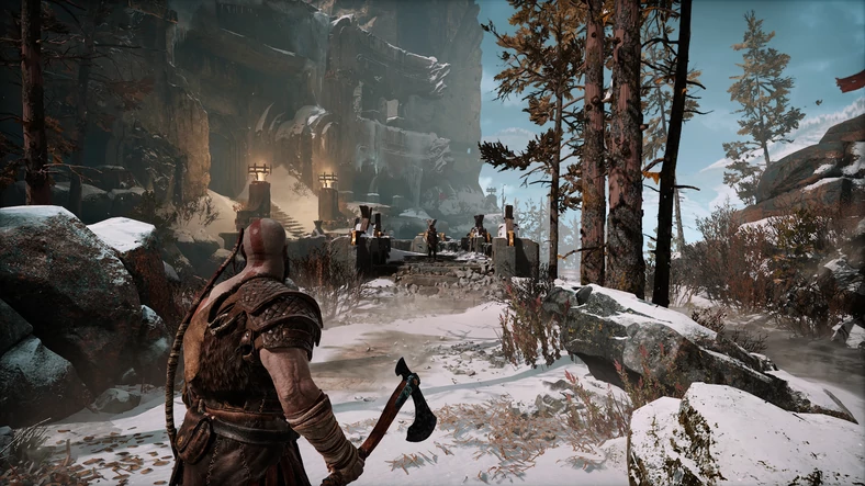 God of War - Scena - PlayStation 4 Pro - preferuj wydajność