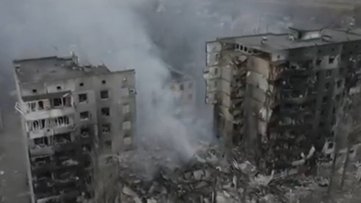 Przerażające nagranie pokazuje skutki ataku Rosjan