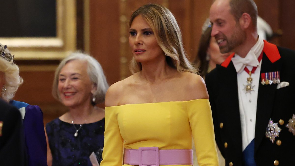 Szokująca kreacja Melanii Trump na balu u króla. Internauci oburzeni: wstyd na cały świat