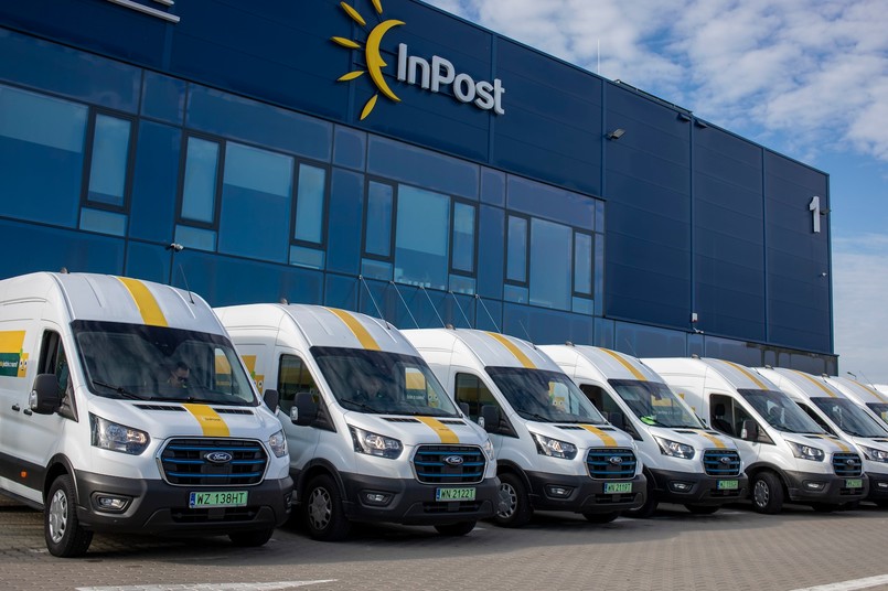 Ford E-Transit we flocie InPost