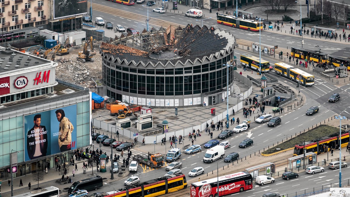 Rozpoczęła się rozbiórka Rotundy. Nowa pojawi się za dwa lata 