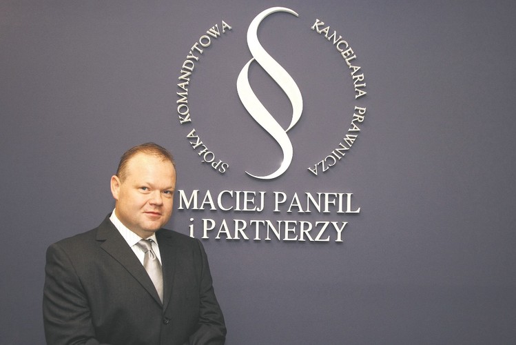 Kancelarie prawne z najwyższym przychodem na prawnika: Kancelaria Prawnicza Maciej Panfil i Partnerzy, na zdj. Maciej Panfil, założyciel kancelarii