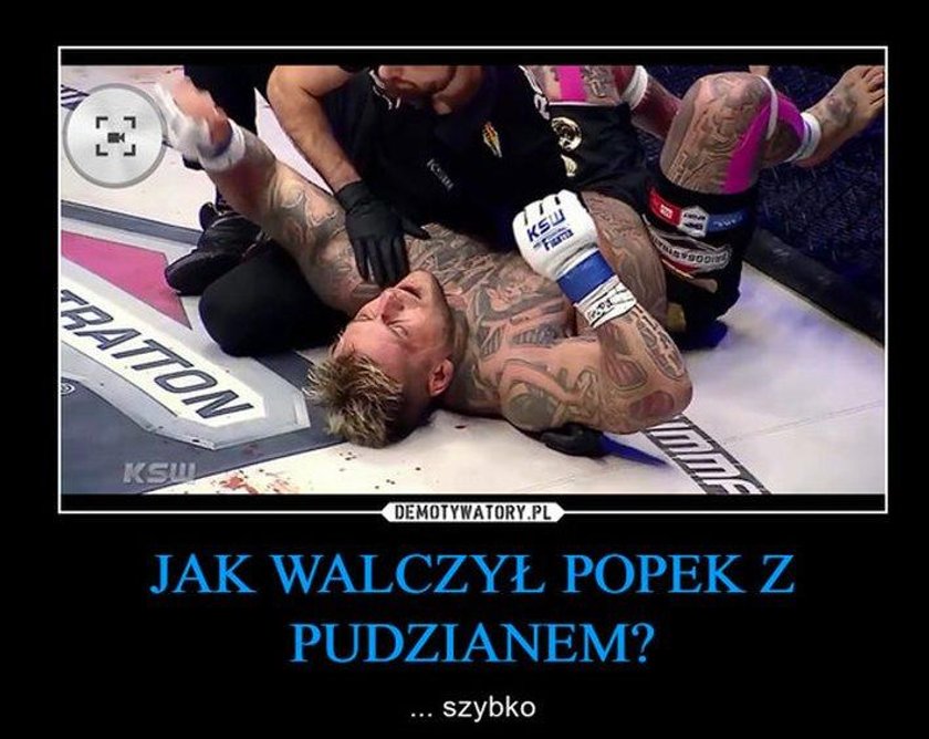 Nowy król Albanii. Memy po walce Pudzian - Popek