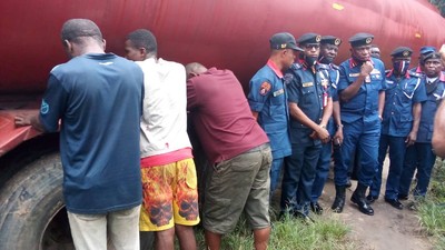 NSCDC arrest vandals of telecommunication mast in Borno/Illustration. [DailyPost]