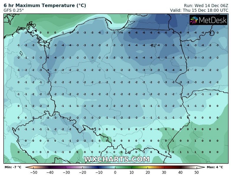 Temperatura nadal będzie miała problemy z przekroczeniem 0 st. C