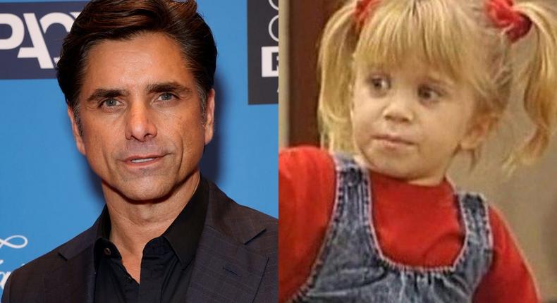 John Stamos and Michelle Tanner played by Mary-Kate and Ashley Olsen in Full House.Frazer Harrison/Getty Images/ABC