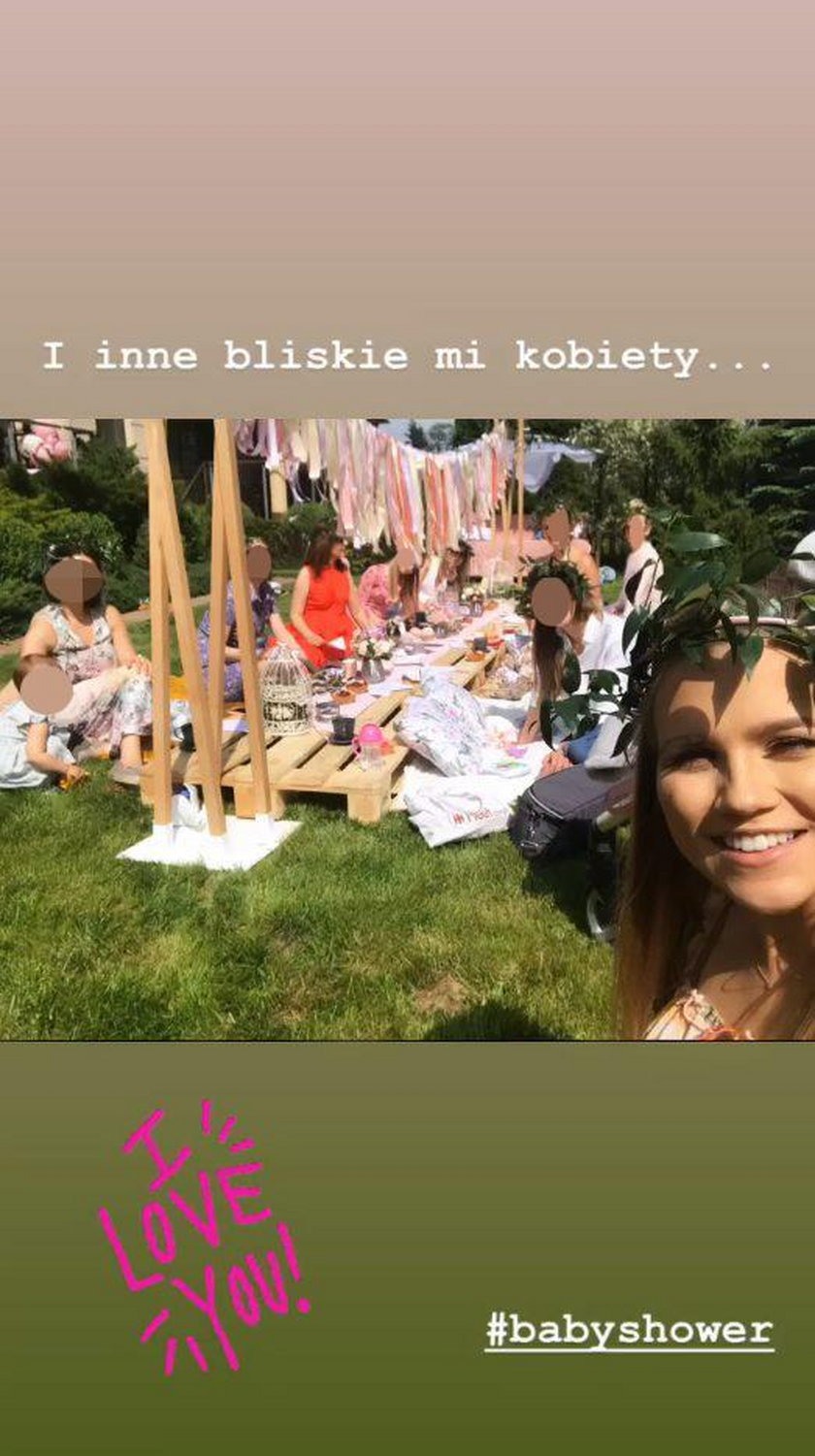 "Baby shower" Agnieszki Kaczorowskiej