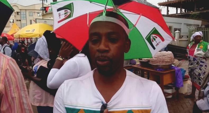 Rex Omar supportig NDC during campaign