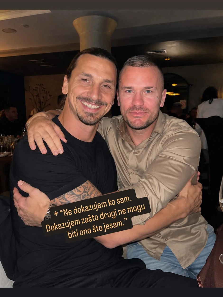 Zlatan Ibrahimović u društvu rijaliti učesnika: "Lavovi se prepoznaju"