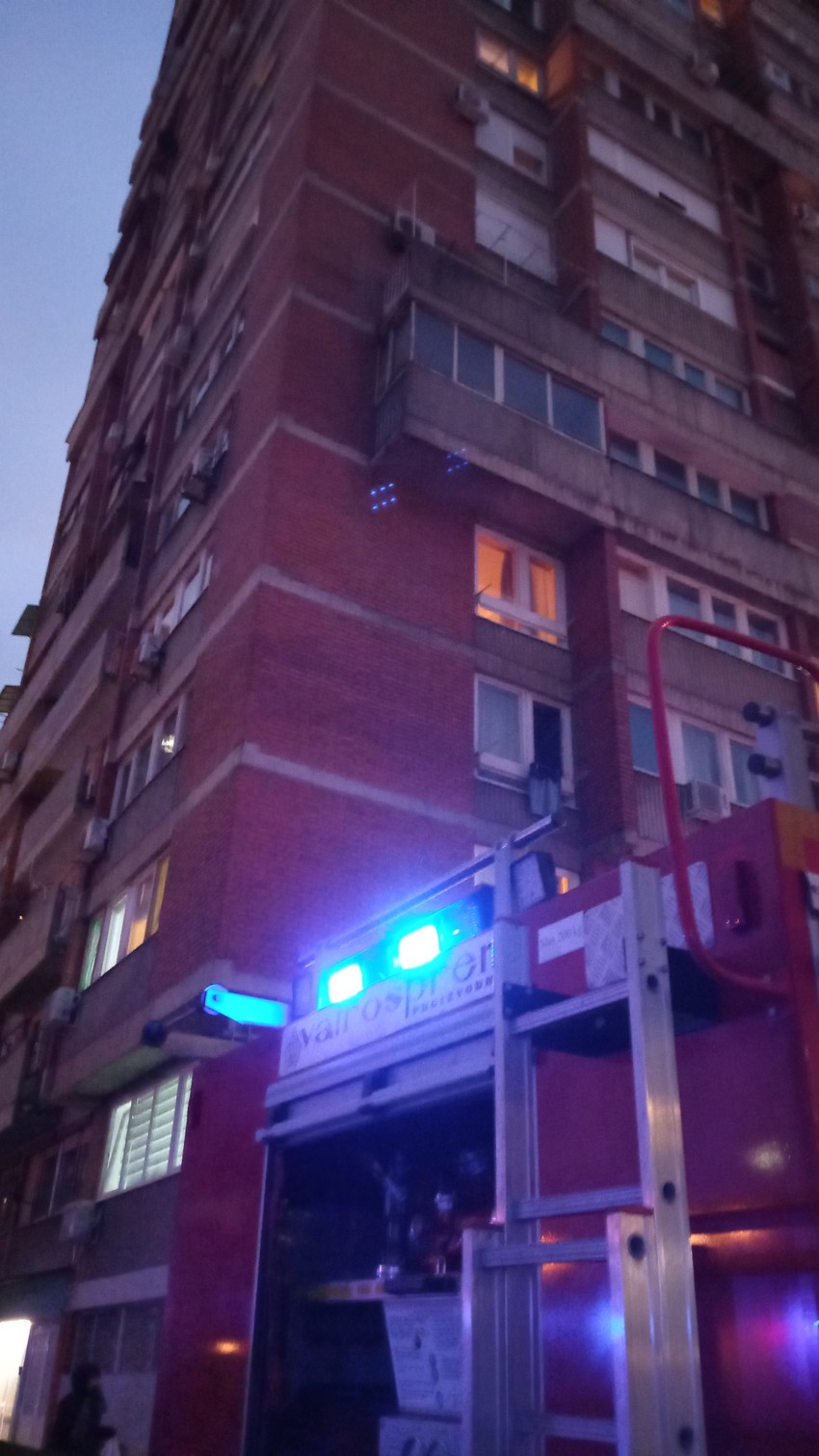 Požar na Novom Beogradu