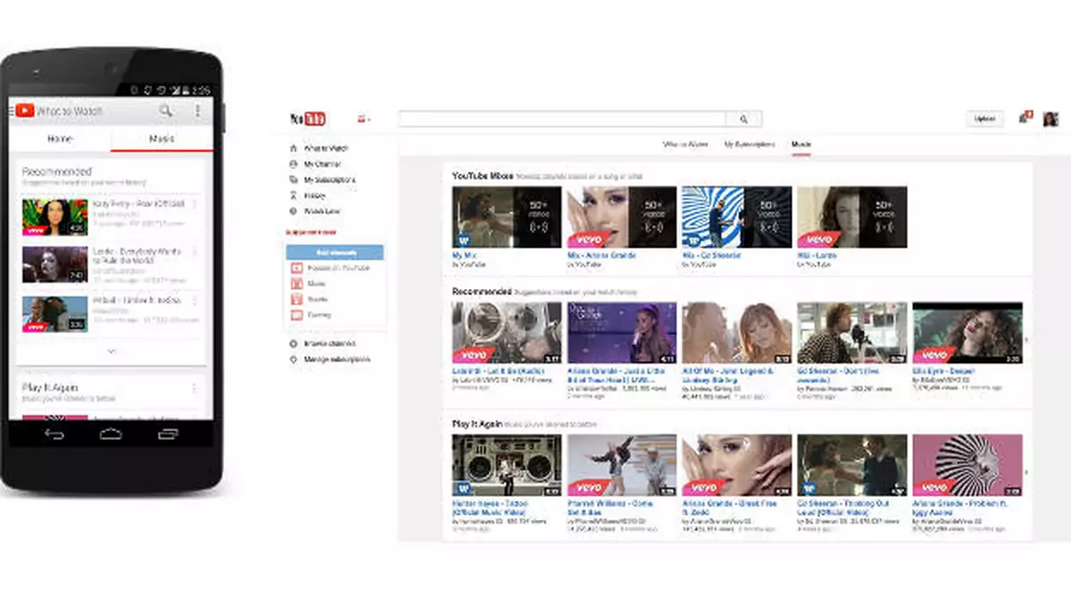 YouTube coraz bardziej muzyczny. Usługa Music Key beta oficjalnie (wideo)